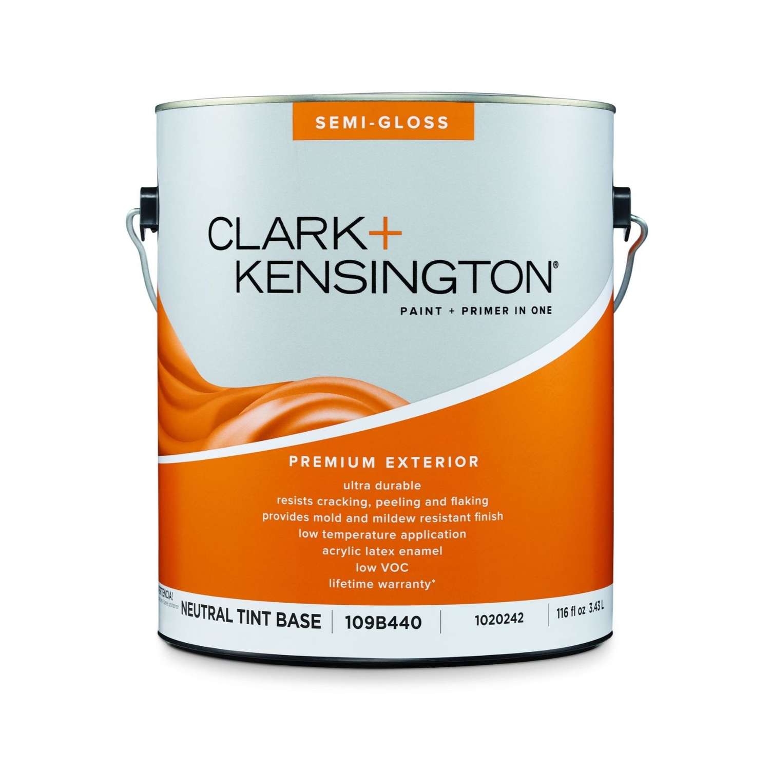 Clark+Kensington Semi-Gloss Tint Base Neutral Base Premium Paint ...