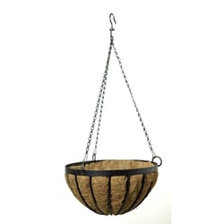 Panacea Steel Hanging Basket Black