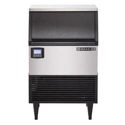 Maxx Cold 150 lb Black/Silver Stainless Steel Ice Maker with Digital Controls 470 W