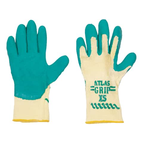 Atlas Kid Tuff Unisex Indoor and Outdoor Gardening Gloves Green/Yellow XS 1  pair - Ace Hardware