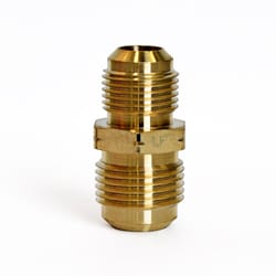 ATC 5/8 in. Flare X 1/2 in. D Flare Yellow Brass Union