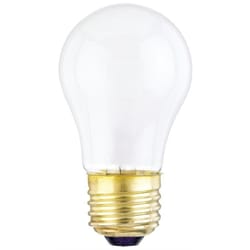 Westinghouse 15 W A15 Appliance Incandescent Bulb E26 (Medium) White 2 pk