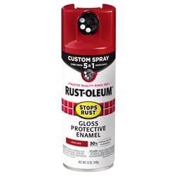 Rust-Oleum Stops Rust Custom Spray 5-in-1 Gloss Regal Red Spray Paint 12 oz