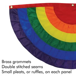 In The Breeze Rainbow Banner Flag 2 in. H X 2 in. W