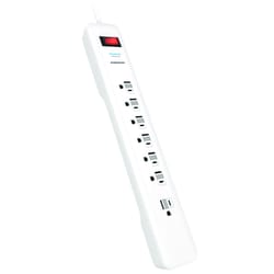 Feit Electric 5 ft. L 4 Outlets Wi-Fi Power Strip with USB White