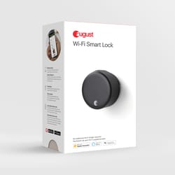 August Home Matte Black Metal Wi-Fi Smart Lock