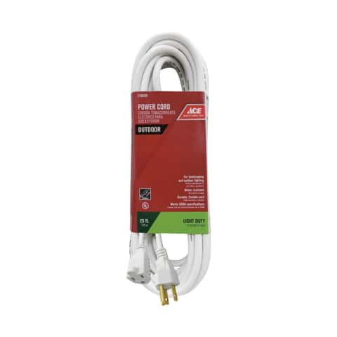 Maximm 25 ft Cable Safety Extension Cord with Automatic Lock Hook