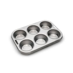 Fox Run 7 in. W X 10.5 in. L Muffin Pan Silver