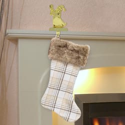 Dyno Plaid Christmas Stocking 20 in.