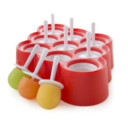 Zoku Slow Pop Red ABS/Nylon Mini Round Popsicle Mold