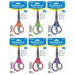 Bazic Products Scissors jr. 3 in. L Stainless Steel Soft Grip Scissors 1 pc