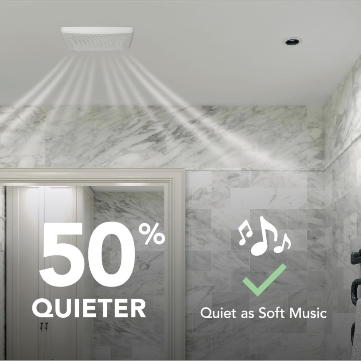 Broan-NuTone Economy Energy Star 50 CFM 2 Sones Bathroom Ventilation Fan