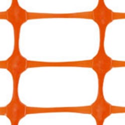Tenax Beacon Plus 4 ft. H X 50 ft. L Polyethylene Safety Fence Orange