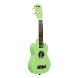 Kala Brand Music Co Ukadelic Grasshopper Soprano Ukulele Plastic/Rose Wood 1 pk