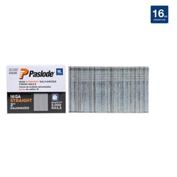 Paslode 2 in. L X 16 Ga. Straight Strip Galvanized Finish Nails 2000 pk