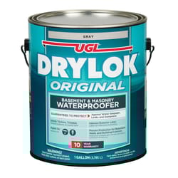 Drylok  Flat  Gray  Latex  Masonry Waterproof Sealer  1 gal. 