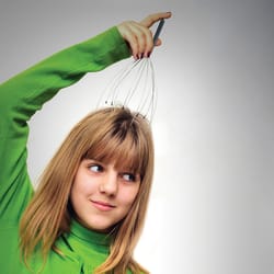 KIKKERLAND Assorted Metalic Head Massager 1 pk