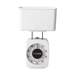 Taylor White Analog Food Scale 1 lb