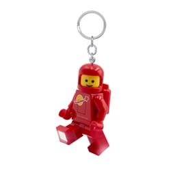 LEGO Plastic Red Spaceman Keychain w/LED Light