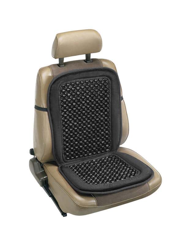 Custom Accessories Black Seat Cushion For Easily attaches to your vehicle  seat with elastic bands 1 - Ace Hardware