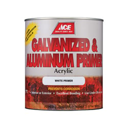 Ace White Acrylic Galvanized & Aluminum Primer 1 qt