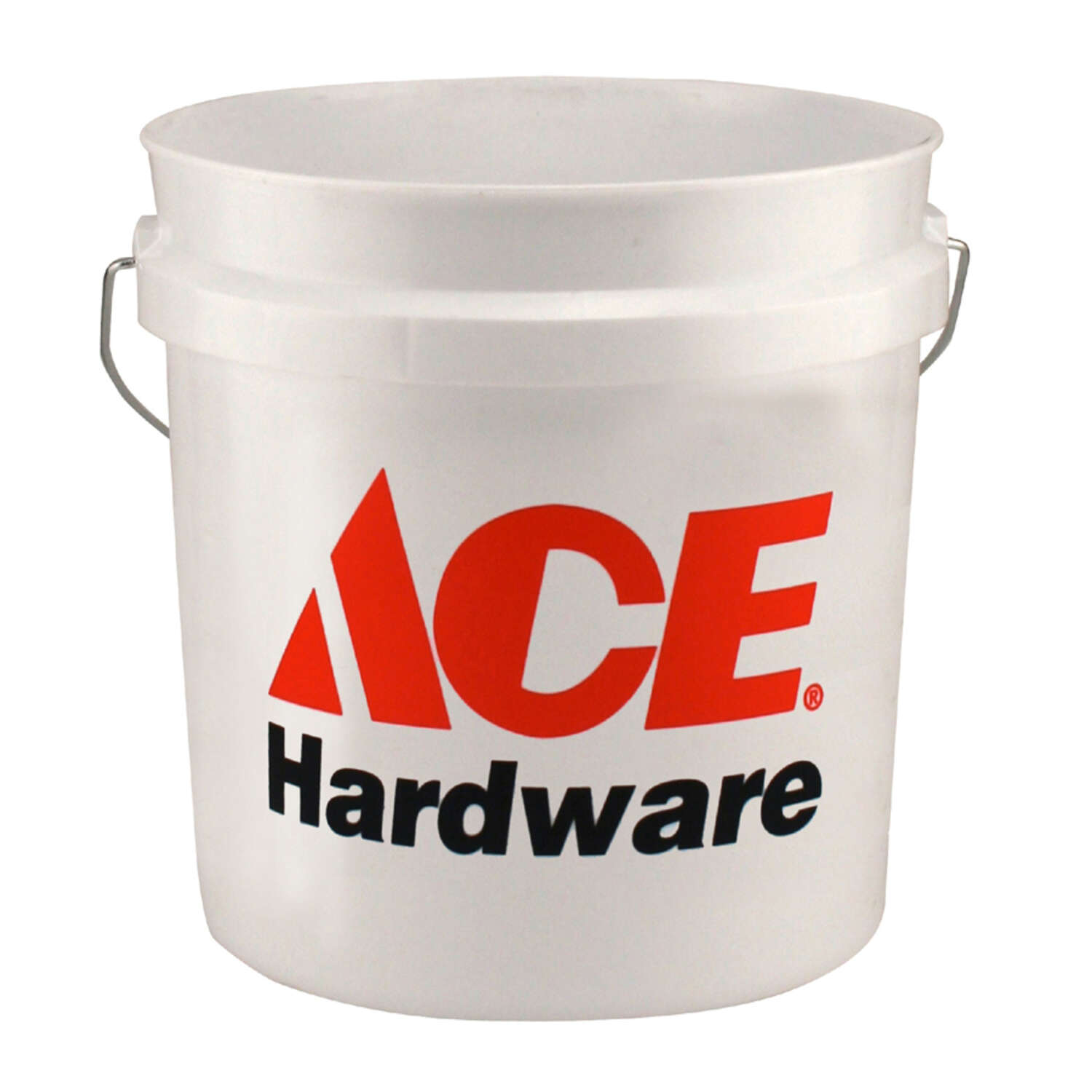 Ace White 2 gal. Plastic Bucket Ace Hardware