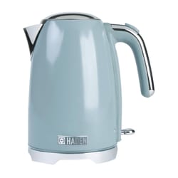 Haden Blue Retro Stainless Steel 1.7 L Electric Tea Kettle