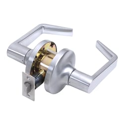 Tell Cortland Satin Chrome Passage Lever Right or Left Handed