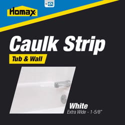 Homax White Silicone Caulk Strips 1-5/8 in. x 16 ft.
