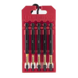 Norske Hex Assorted X 3-1/2 in. L Bit Clip S2 Tool Steel 5 pk