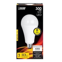 Feit A23 E26 (Medium) LED Bulb Bright White 300 Watt Equivalence 1 pk