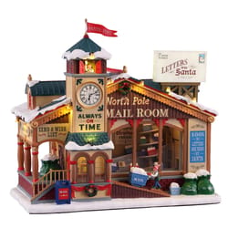 Lemax Multicolored North Pole Mail Room Christmas Village