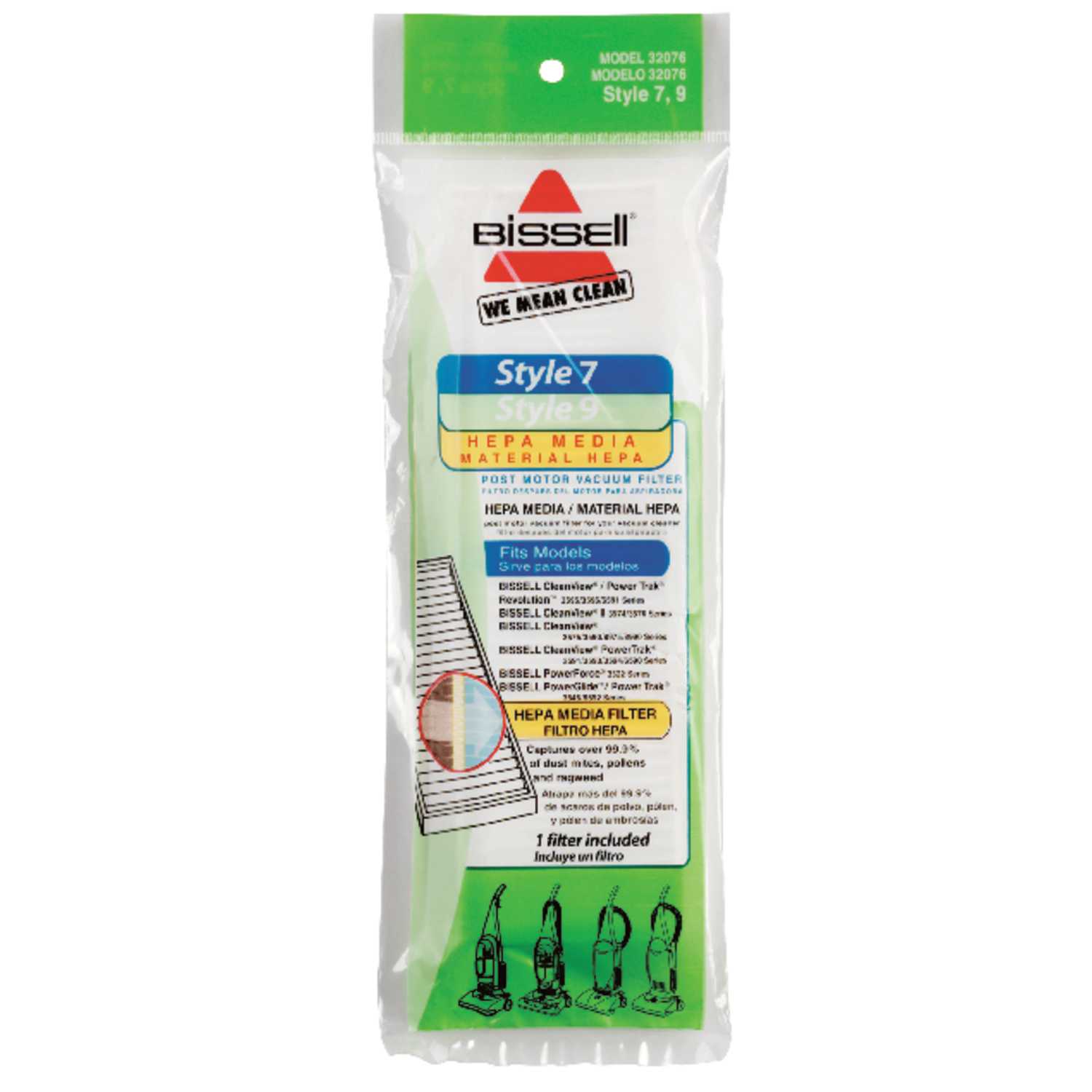 Bissell Vacuum Filter For Upright Vacuum 1 pk Ace Hardware