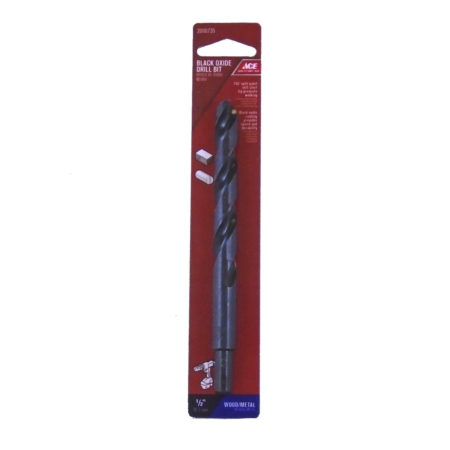Ace 1/2 in. X 6 in. L High Speed Steel Drill Bit 1 pc