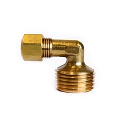 ATC 1/4 in. Compression 1/2 in. D MPT Brass 45 Degree Street Elbow