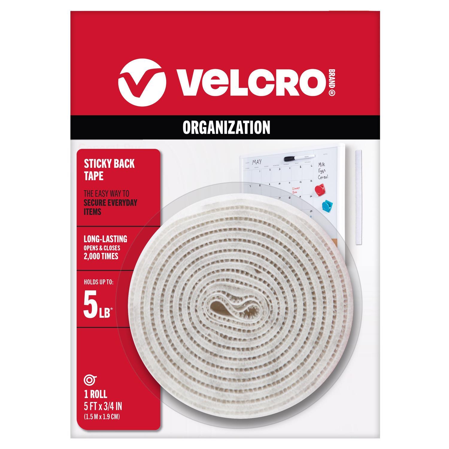Velcro Brand Hook and Loop Fastener 60 in. L 1 pk Velcro Brand Hook and Loop Fastener 60 in. L 1 pk