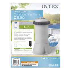 Intex Krystal Clear Above Ground Filter Pump 530 gal 14.1 in. H