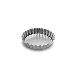 Fox Run 4 in. Mini Fluted Tart Pan Silver