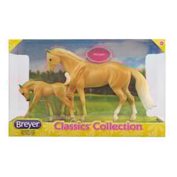 Breyer Palomino Morgan and Foal Toy Horse Set 2 pc