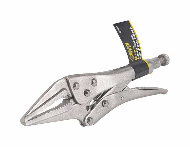 Steel Grip 6 in. Steel Long Nose Locking Pliers Silver 1 pk Ace Hardware