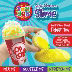 Novelty Inc Kipp Brothers Fun Doh Popcorn Slime Fidget Toy Goo 1 pk
