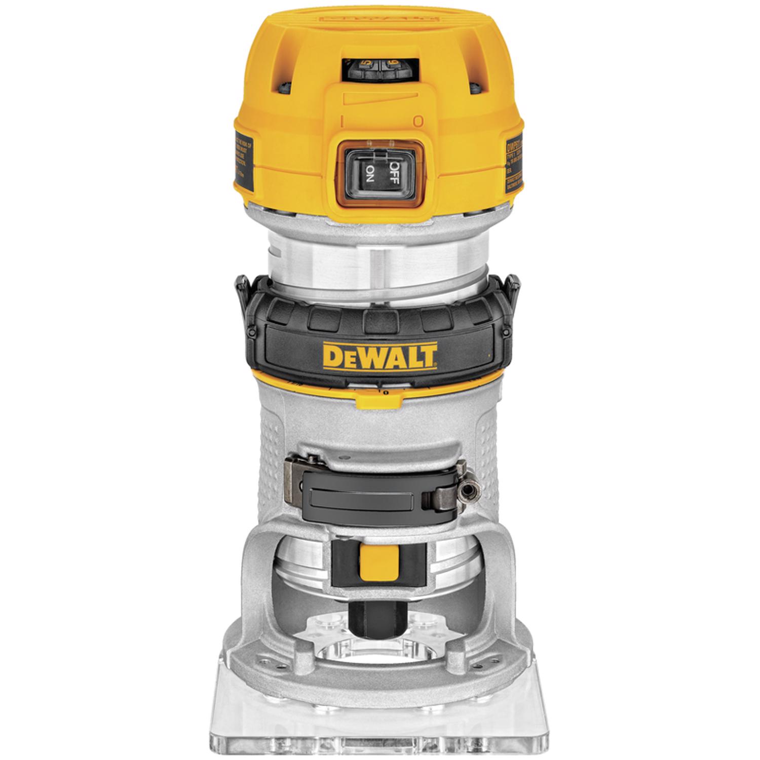 Photos - Router DeWALT 7 amps 1.25 HP Corded Compact  Tool Only DWP611 