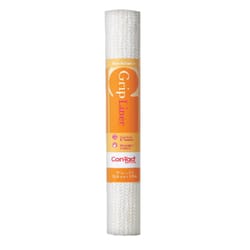 Con-Tact Grip 5 ft. L X 12 in. W White Non-Adhesive Shelf Liner