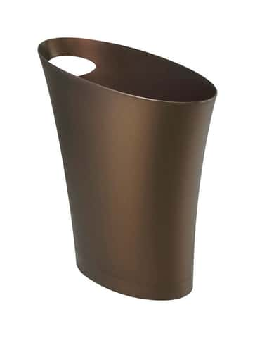 Umbra Brim Step Trash Can 13gal Bronze