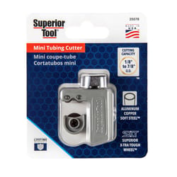 Superior Tool 7/8 in. Mini Tube Cutter Black/Gray 1 pk