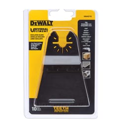 DeWalt Universal Fitment High Carbon Steel Precision Tooth Oscillating Blade Set Wood 10 pc