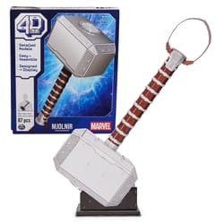 4D Build Thor Hammer 3D Puzzle Multicolored 87 pc