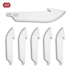 Outdoor Edge Stainless Steel Drop-Point Replacement Blade Set 2.2 in. L 1 pk
