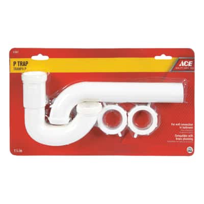 Ace 1 1 4 In Slip X 1 1 4 In Dia Slip Plastic J Bend Ace Hardware