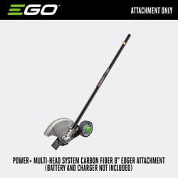 EGO Power+ Multi-Head System Carbon Fiber EA0820 8 in. Battery Edger Attachment Tool Only